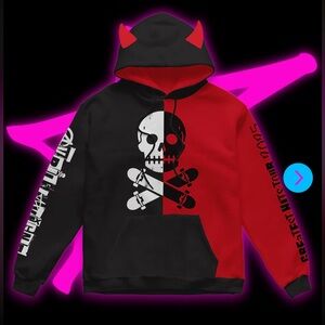 Avril Lavigne Greatest Hits Tour 2025 Devil Horns Hoodie Small